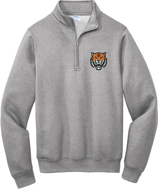 Cushing Tiger Fleece 1/4 zip pullover sweatshirt