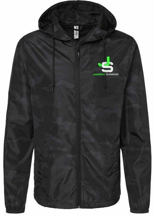 Lightweight windbreaker jacket with Jaworski logo