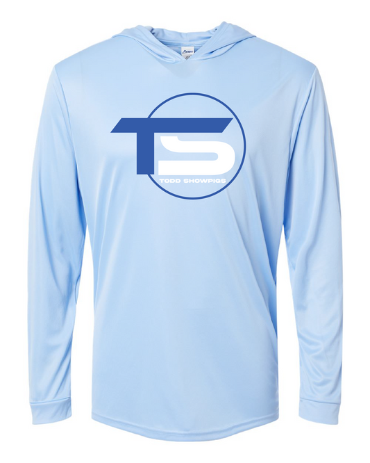 Todd Showpigs Hooded long Sleeve T-shirt