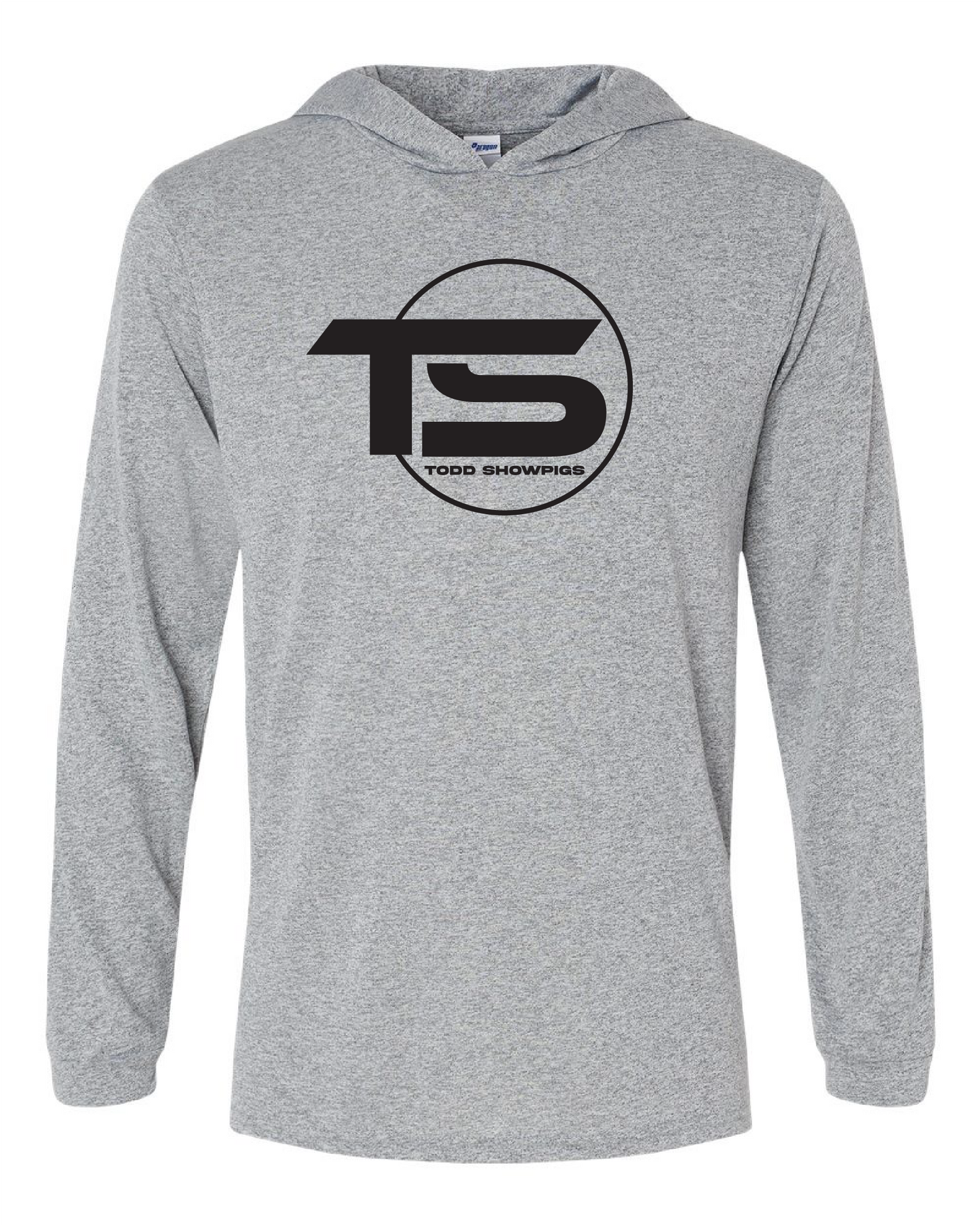 Todd Showpigs Hooded long Sleeve T-shirt