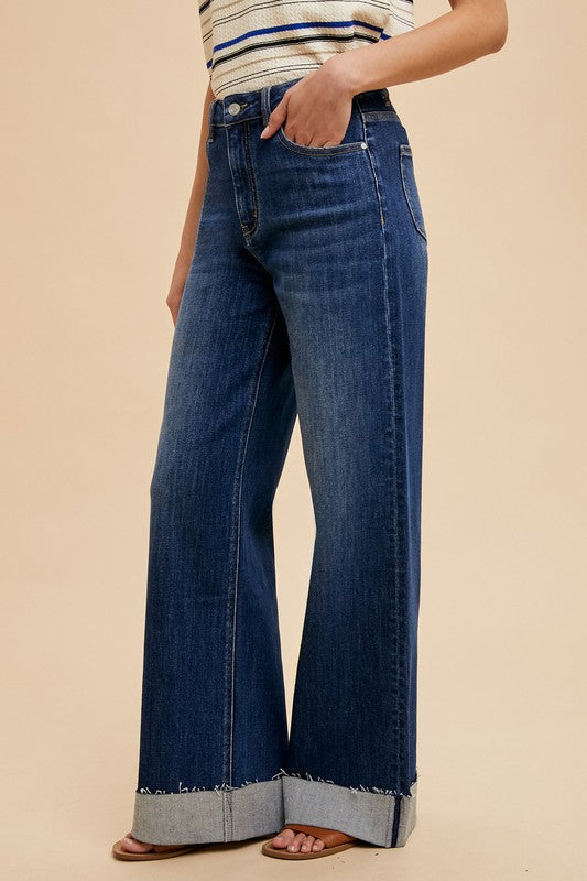 90’s stretch cuff denim
